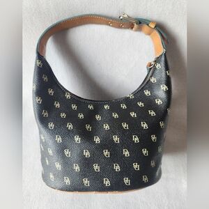 Dooney & Bourke Vintage Mini Monogram Hobo Bag